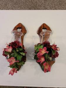 lot 1007 image: Set of 2 walls sconces 15 high