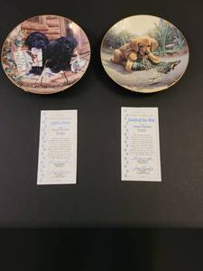lot 1027 image: Set of 2 Puppy play time play collection by Jim Lamb