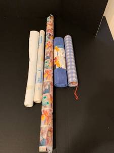 lot 1309 image: Assorted shelf paper and wrapping paper
