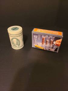 lot 1419 image: Coin counter and bank