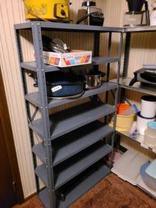 lot 2019 image: One set of shelves without contents