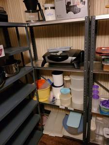 lot 2020 image: One set of shelves without contents