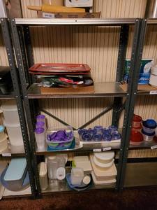 lot 2021 image: One set of shelves without contents