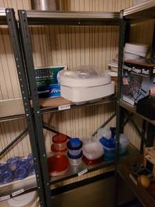 lot 2022 image: One set of shelves without contents