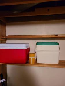 lot 2028 image: Set of 2 coolers and thermos