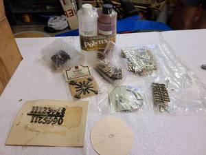 lot 3038 image: Assorted clock supplies
