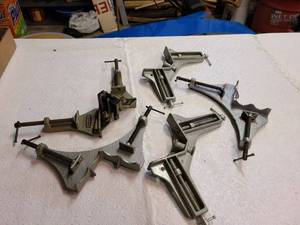 lot 3040 image: Assorted wood working clamps
