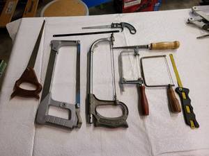lot 3042 image: Assorted saws And blades
