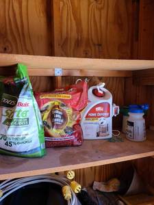 lot 4007 image: A sort of grass starter and insecticide killer and sprayers