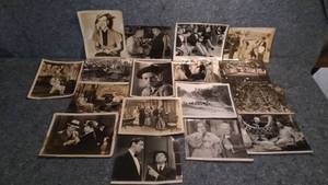 lot 252 image: Vintage Black and White Stills from Films and Radio Shows