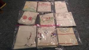 lot 259 image: Large Lot of Vintage Pillow Cases