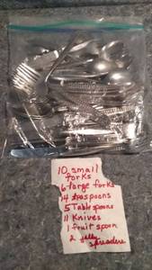 lot 274 image: Lot of Stainless Steel Silverware