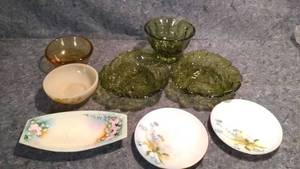 lot 279 image: Decorative Tableware Lot - Hand Painted German GMBCo Plates, Hand Painted Bowl, and More