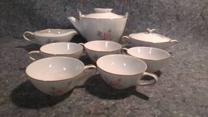 lot 297 image: Vintage Noritake China Tea Set 8pcs Made in Japan