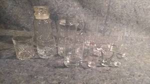 lot 313 image: Glassware Lot - Liquor Brands, Detroit Pistons, and More