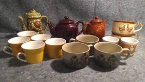 lot 321 image: Mixed Vintage Teaware Lot