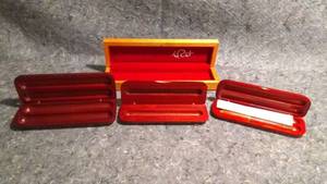 lot 360 image: Lot of Vintage Small Wooden Boxes for Cigars, Pens, Braclets