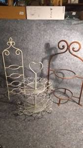 lot 366 image: Three Metal Table Displays