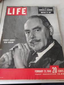 lot 6120 image: LIFE Magazine - February 21, 1949