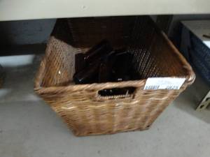 lot 2825 image: Basket of Dispenser Bottles