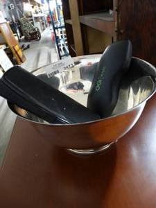 lot 2873 image: Lot of 2 Pairs of Glasses and Metal Bowl