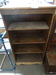 lot 2853 image: Wooden Bookshelf