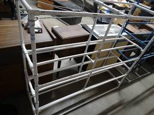 lot 2855 image: PVC Equipment Rack