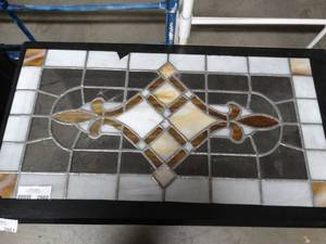 lot 2860 image: Stained Glass Decor