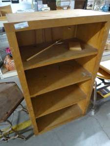 lot 2869 image: Wooden Bookshelf