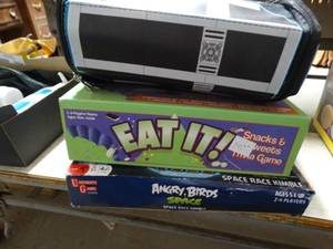 lot 2883 image: Angry Birds, Trouble and Eat It Board Games