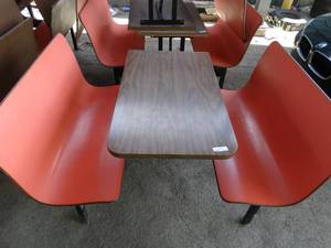 lot 3144 image: Red Seat Restaurant Booth