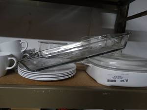 lot 2975 image: Lot of Cookware, Glass Mixing Bowls, Mugs and More