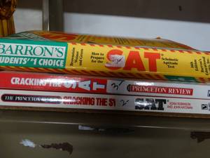 lot 2978 image: Lot of SAT Prep Books