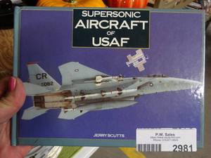 lot 2981 image: Book on Supersonic Aircraft of USAF