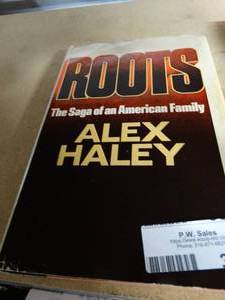 lot 3098 image: ROOTS by Alex Haley book