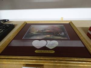 lot 3106 image: Stepping Stone Cottage by Thomas Kinkade