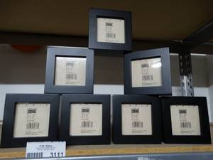 lot 3111 image: Lot of Approx. 7 3x3-in Picture Frames