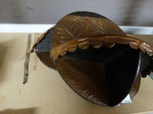 lot 3116 image: Pair of Metal Wall Decor