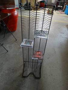 lot 3130 image: Black CD Rack