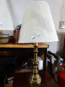 lot 3133 image: Metal Table Lamp