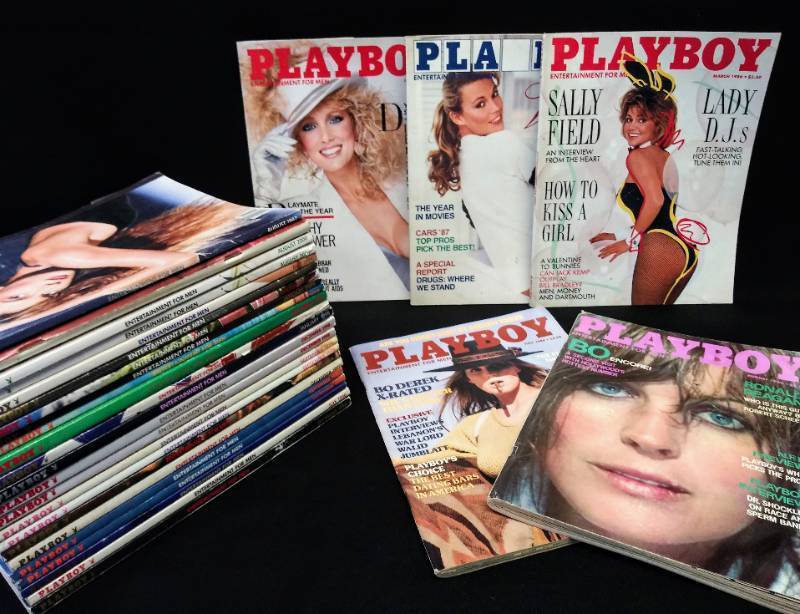 lot 9629 image: 1980s, 90s & 2000s Playboy Magazines  Lot of 28