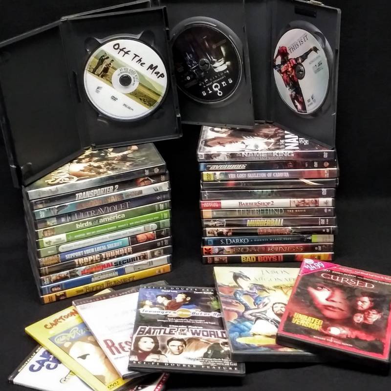 lot 9645 image: 33 DVD Movies
