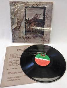 lot 113 image: 1971 Led Zeppelin IV Vinyl