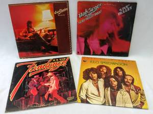 lot 116 image: 4 Amazing Albums from the 70s  Bob Seger, REO Speedwagon, ZZ Top, & Eric Clapton