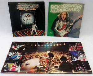 lot 118 image: 3 Albums from the 70s  Sly & the Family Stone, Rick Derringer & Saturday Night Fever Soundtrack