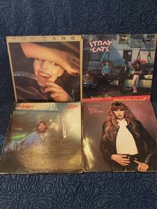 lot 9014 image: The Cars,Stray Cats,Kenny Loggins,Juice Newton Albums