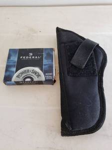 lot 9094 image: Federal 20 Gauge Buckshot and Small Handgun Case