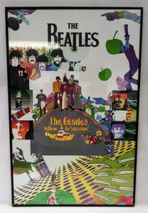 lot 119 image: The Beatles Yellow Submarine Framed Poster  23 x 35