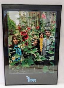 lot 120 image: Beatles Framed Poster  The Infamous Mad Day Out photo shoot on July 28th 1968 (Shot by Don McCullin)