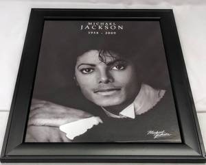 lot 121 image: Michael Jackson 1958 - 2009 Framed Poster  24 x 19.5